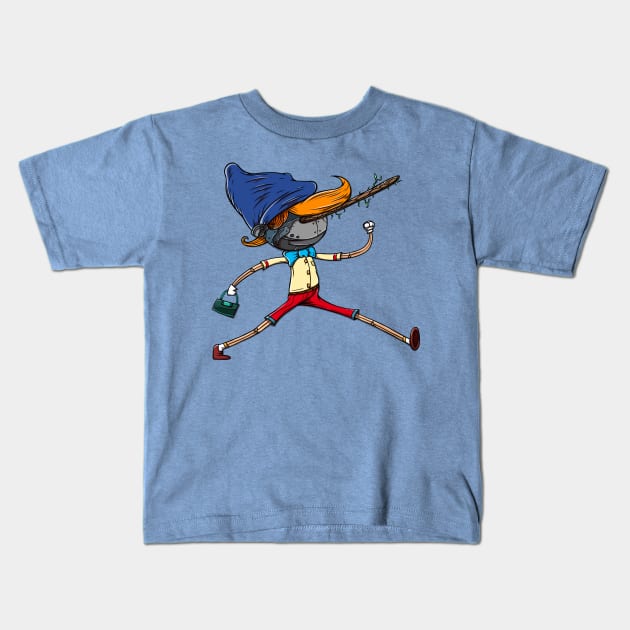 Double AA Pinocchio Kids T-Shirt by spartacomargioni